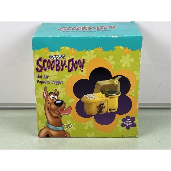 Scooby Doo Hot Air Popcorn Popper Machine With Bowl Model SD8PC NEW Vintage - Picture 1 of 11